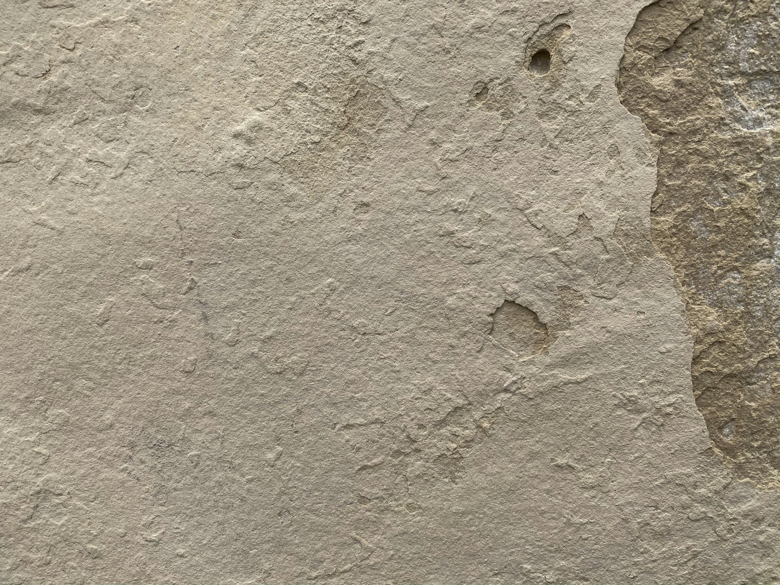 Staubiger Putz an einer Innenwand